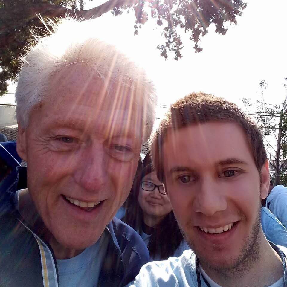Dimitris Dimosiaris with President Clinton photo
